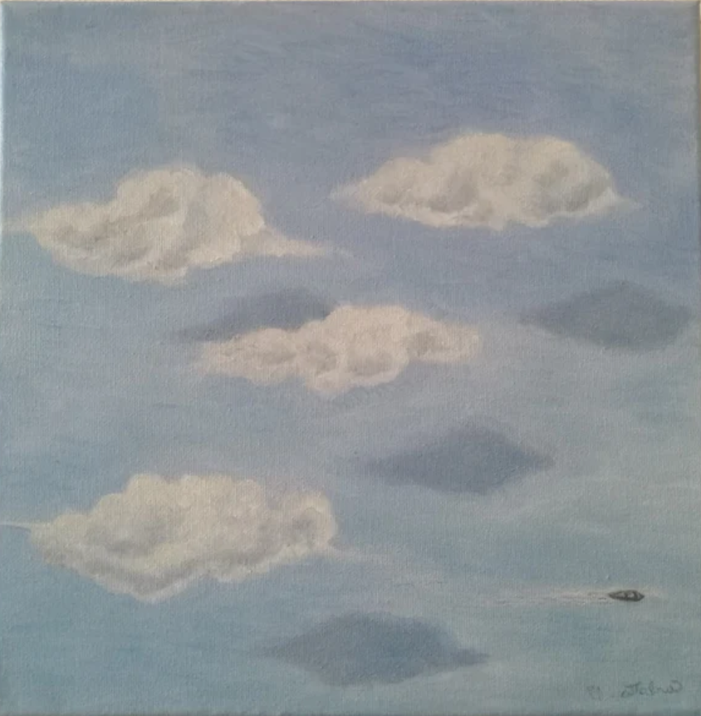 Composizione Variabile in Volo    60 x 60 x 2 cm