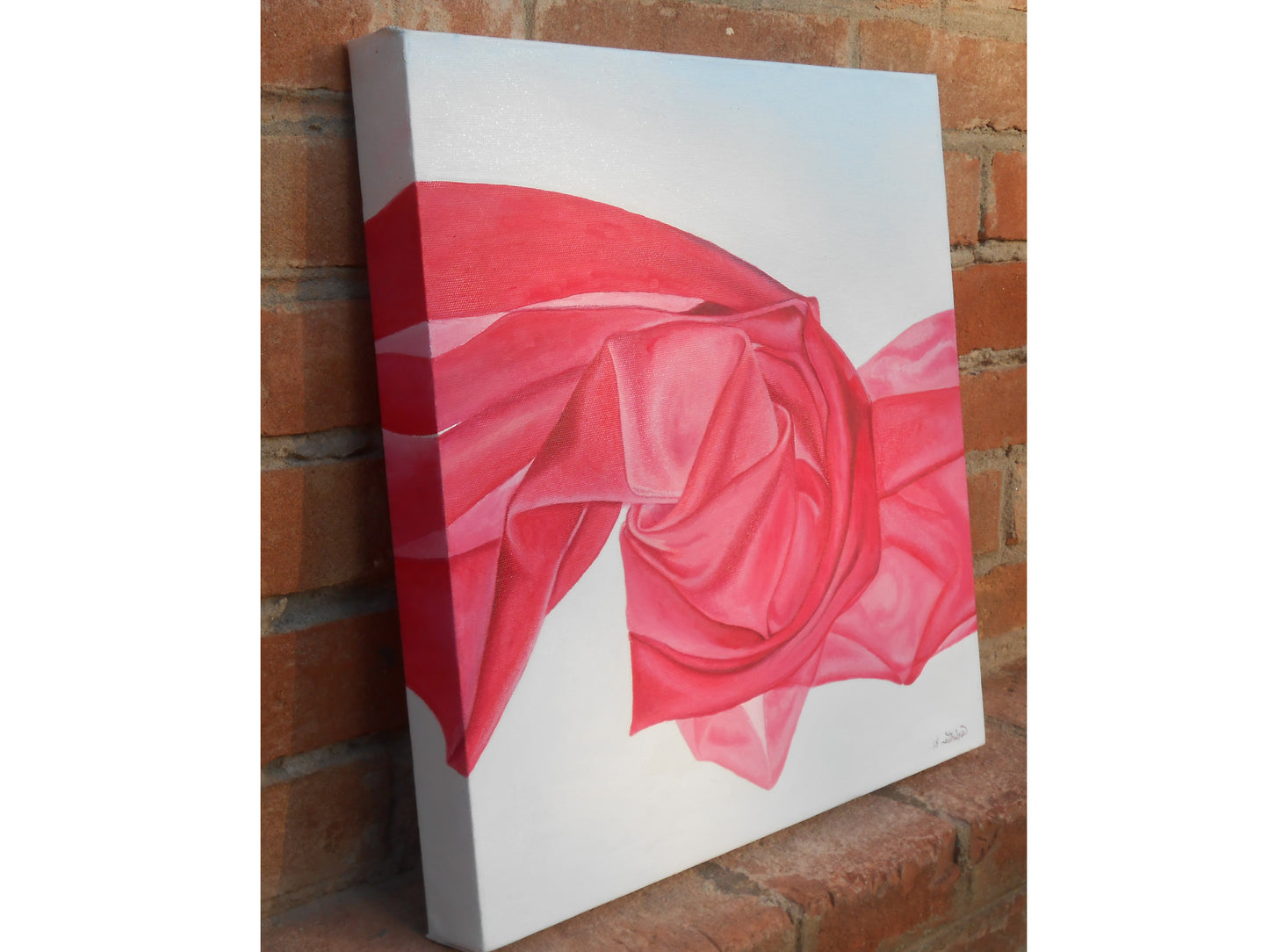 Nodo Rosso Nodo d'Anima    40 x 40 x 4 cm