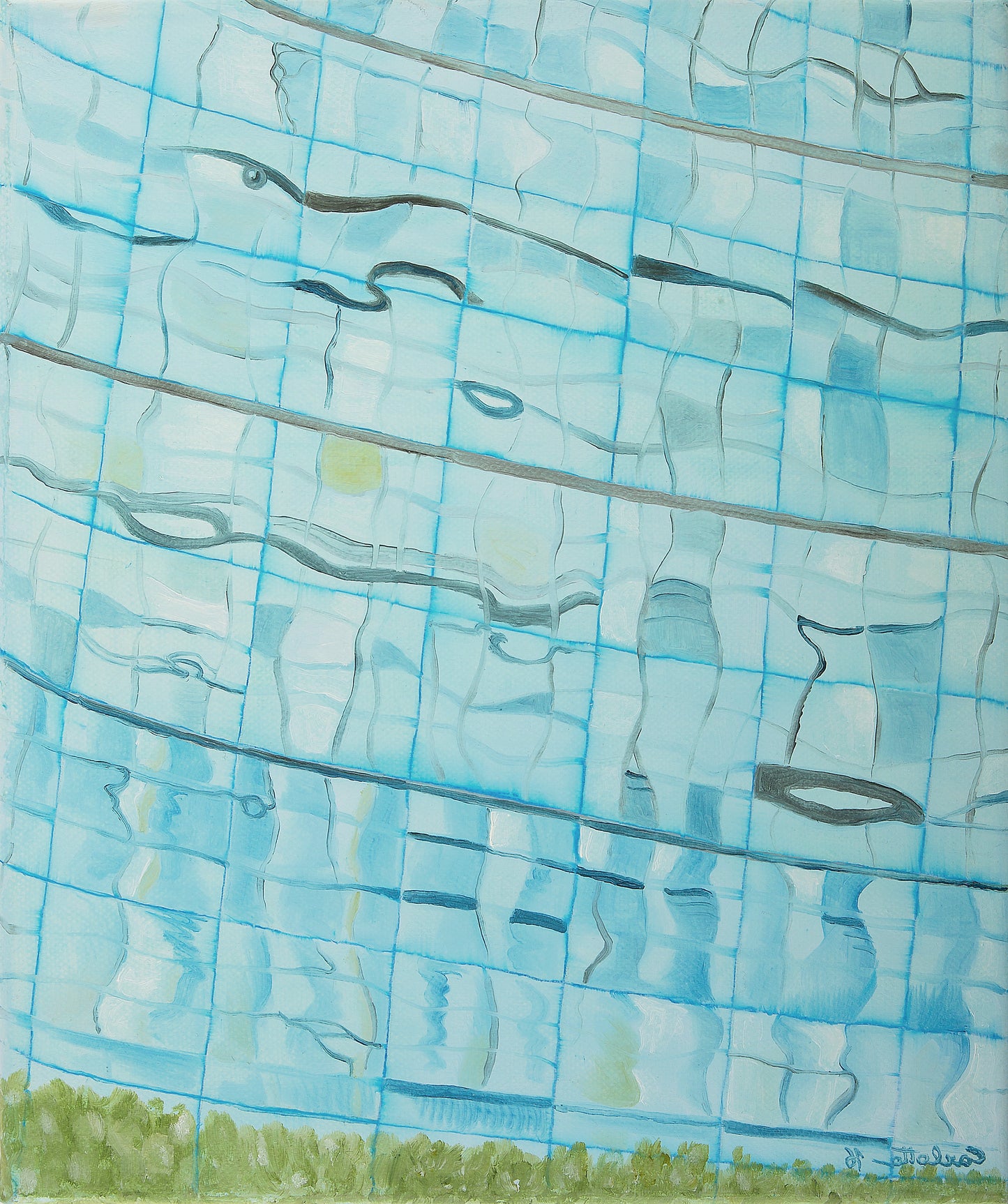 Trittico: Realtà Riflesse 112 x 55 x 3,5 cm