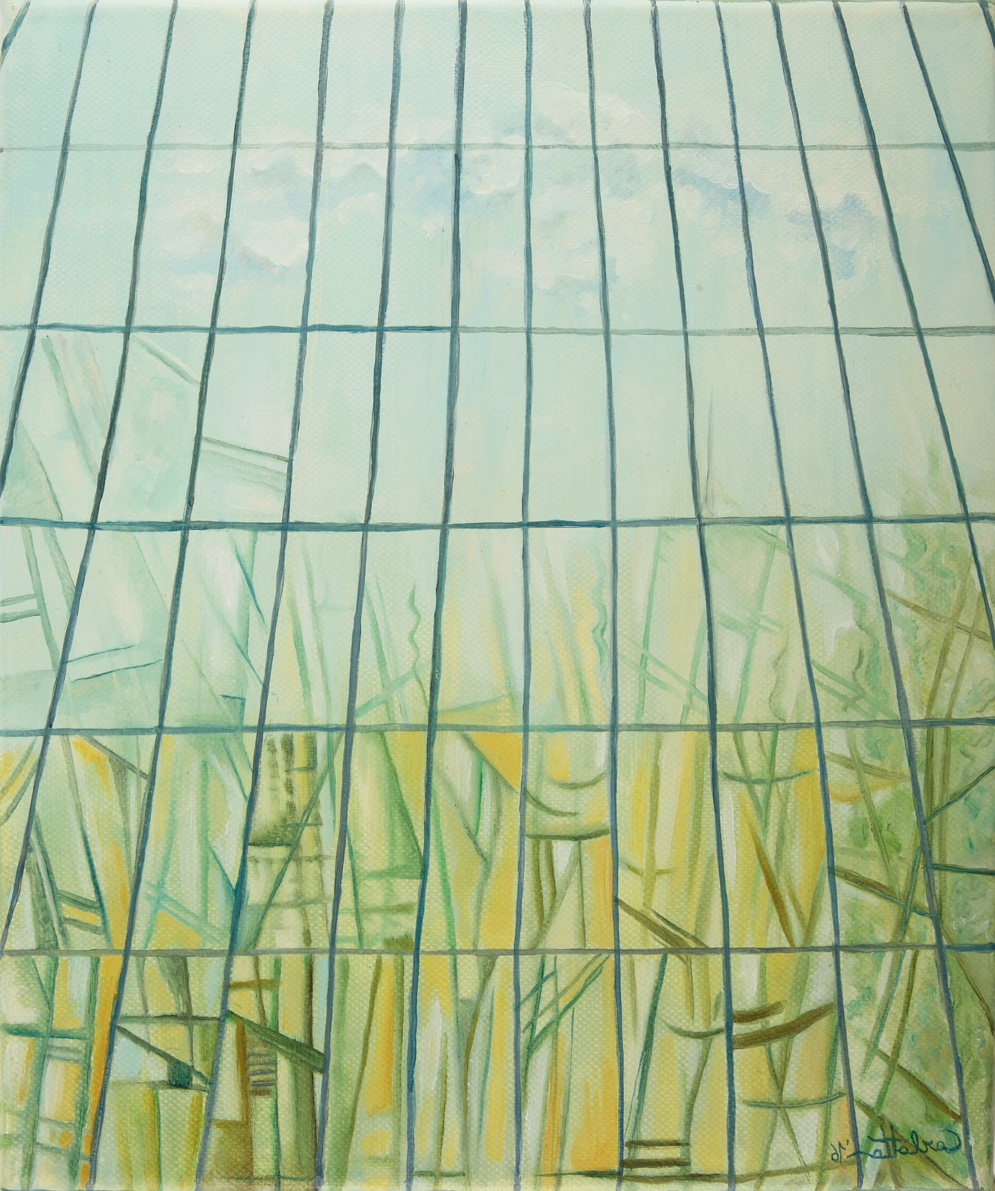 Trittico: Realtà Riflesse 112 x 55 x 3,5 cm