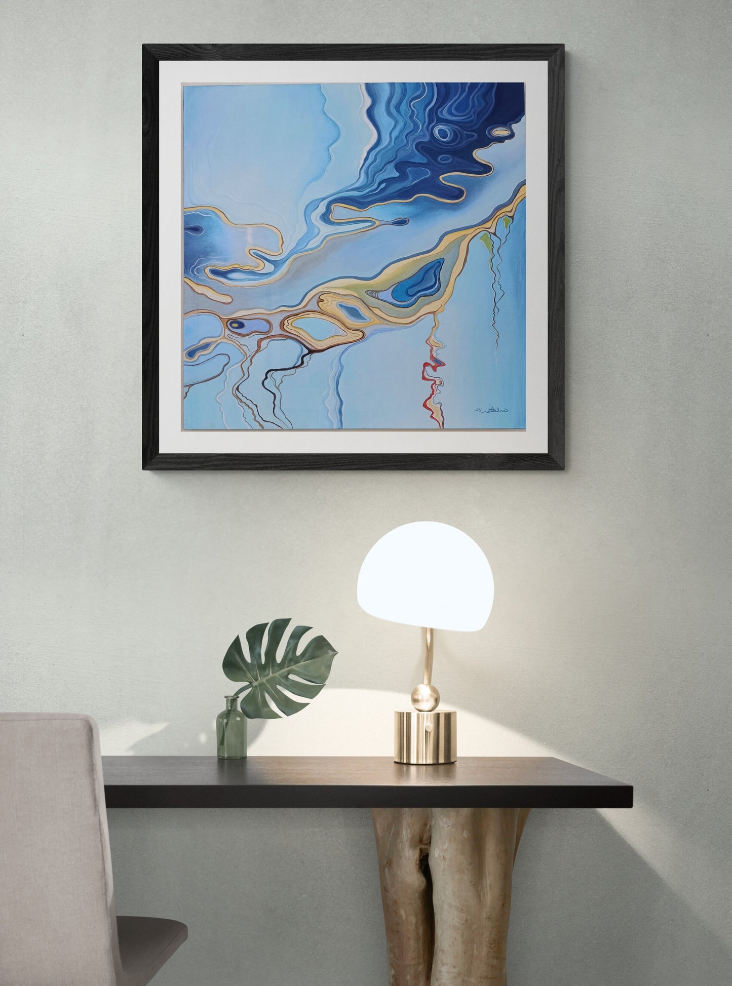 Grembo Liquido   70 x 70 x 2 cm